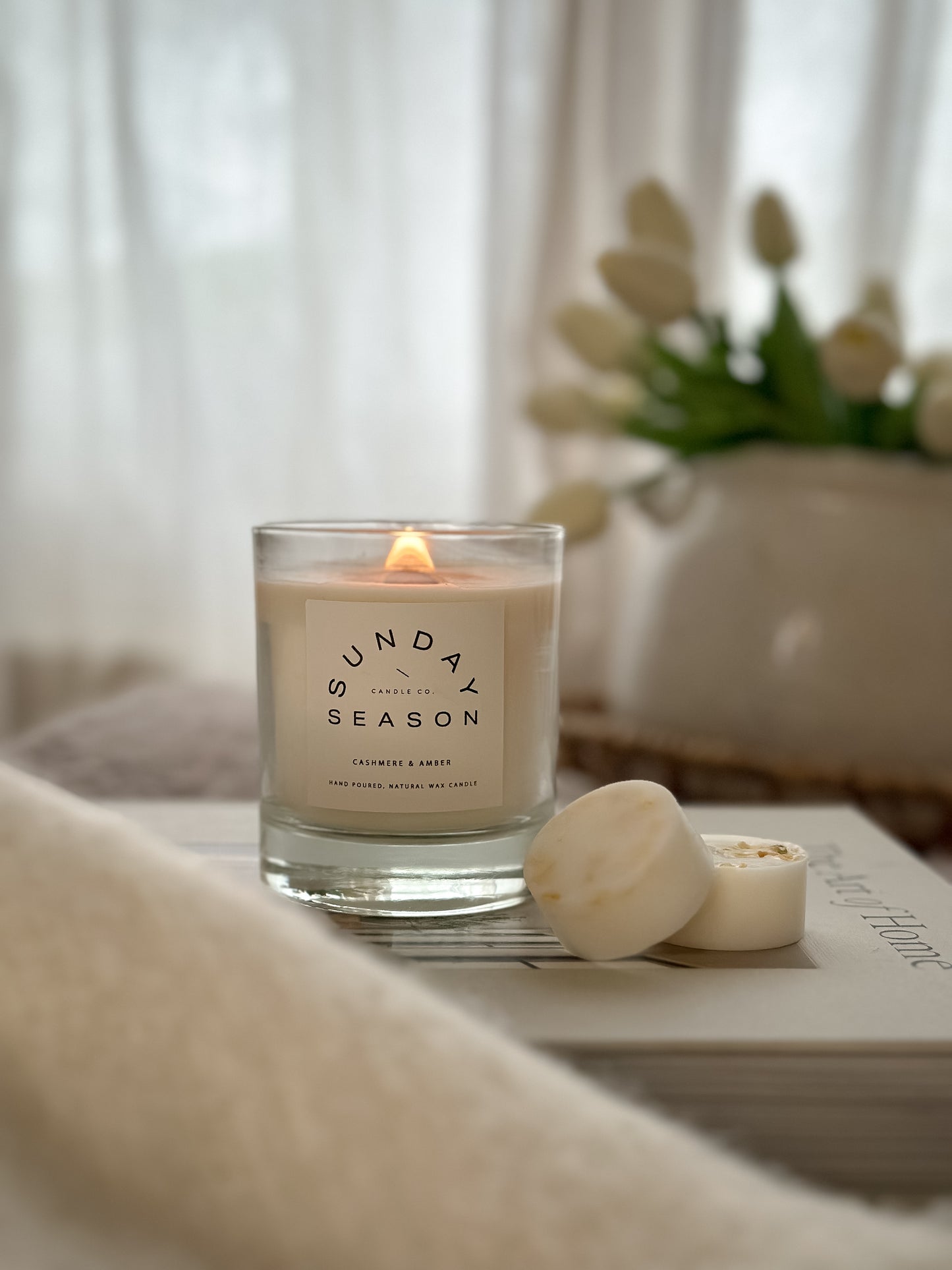 Cashmere & Amber Candle