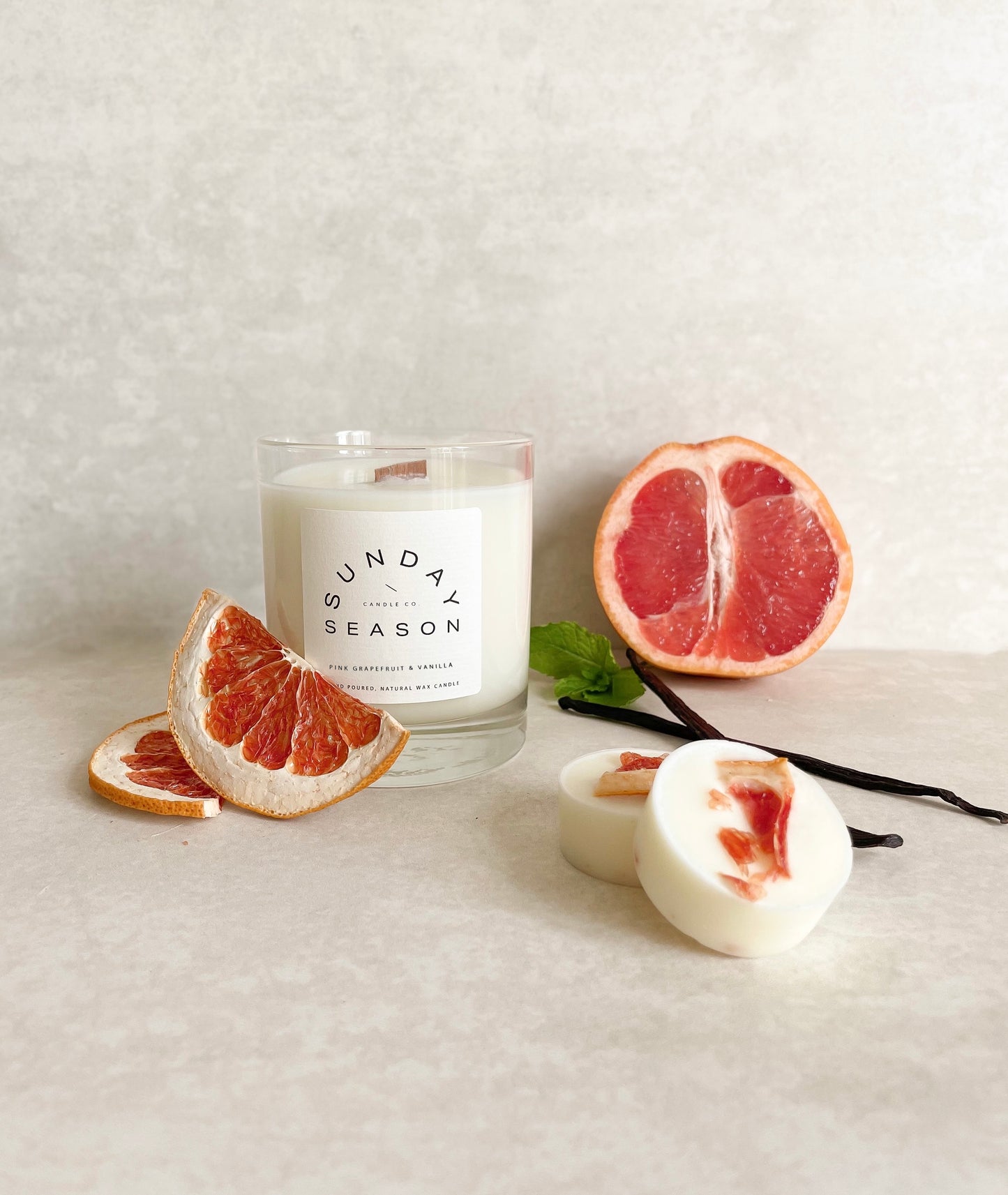 Pink Grapefruit & Vanilla Candle