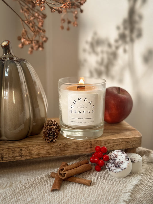 Harvest Apple & Cinnamon Candle