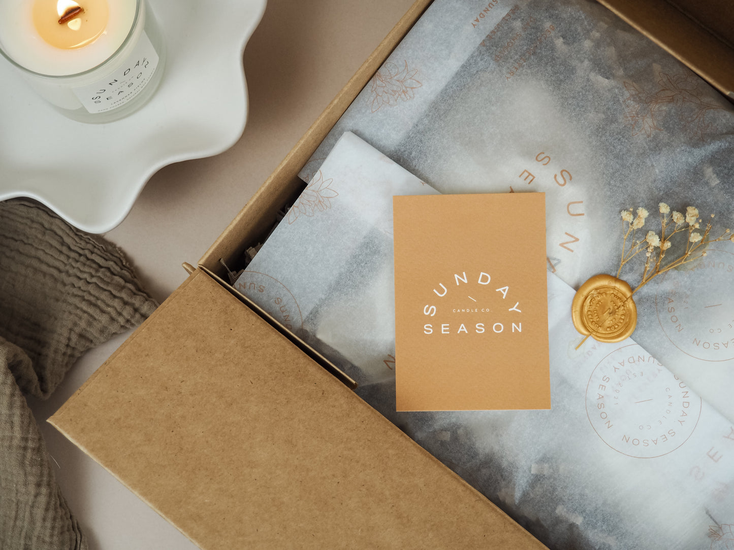 Gift Box: Two Candles
